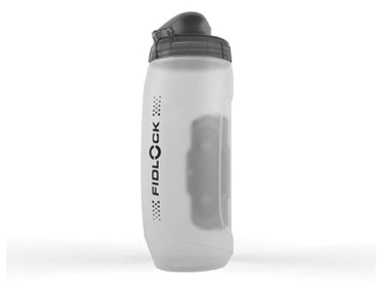 Fidlock TWIST Water Bottle Cage Set - Bike Base Mount, Bolt-On, 590ml, Clear