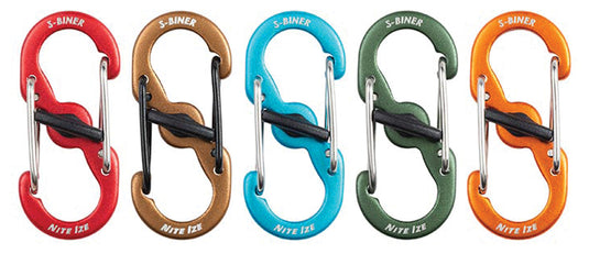 Nite Ize S-Biner Microlock 5-Pack Assorted Colors - Secure Your Gear with Ease!