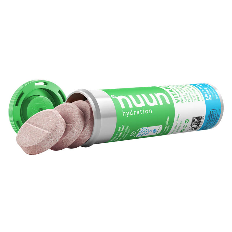 Load image into Gallery viewer, Nuun Vitamins Drink Mix Blueberry/Pomegranate, Box of 8, 12 servings
