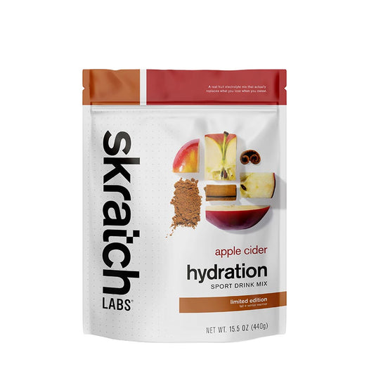 Skratch Labs Seasonal Sport Hydration, Drink Mix, Apple Cider, Pouch, 20 servings