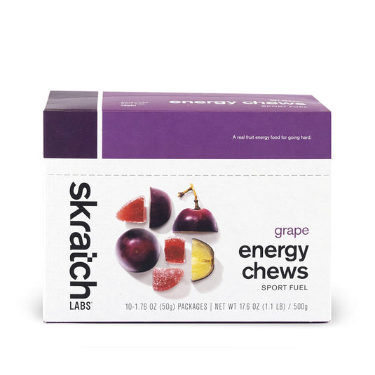 Skratch Labs Sport Energy Chews, Grape, 10pcs