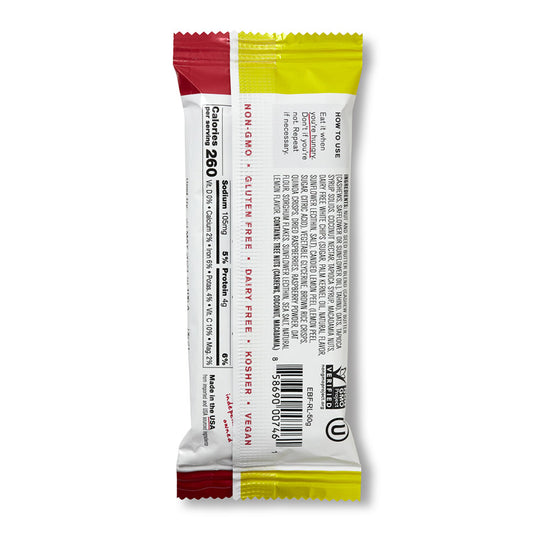 Skratch Labs Energy Bar Sport Fuel - Raspberries and Lemon, Box of 12