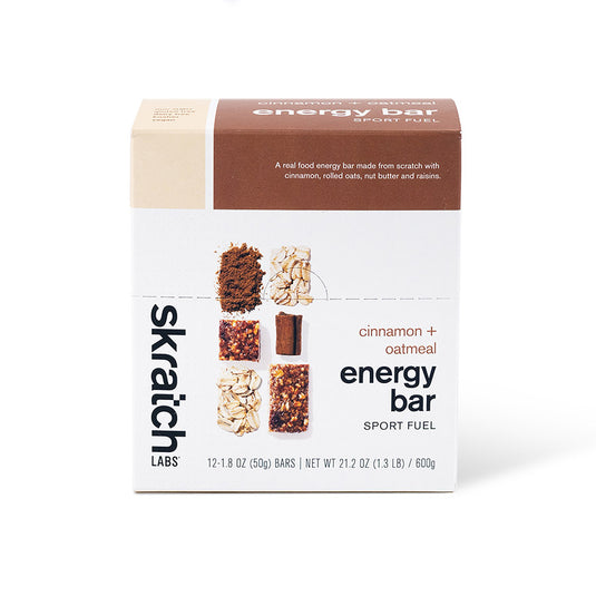 Skratch Labs Anytime Energy Bars, Cinnamon and Oatmeal, 12pcs