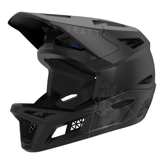 Leatt MTB Gravity 4.0 Men Full Face Helmet, Stealth, S, 55-56cm