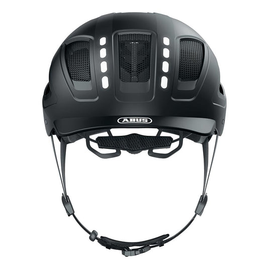Abus Hyban 2.0 LED Helmet L, 56 - 61cm, Signal Black