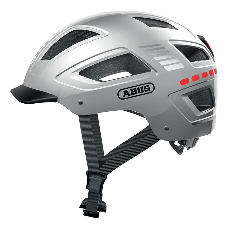 Load image into Gallery viewer, Abus-Hyban-2.0-LED-Helmet-XL-Visor-Grey-HLMT6495-Bicycle-Helmets
