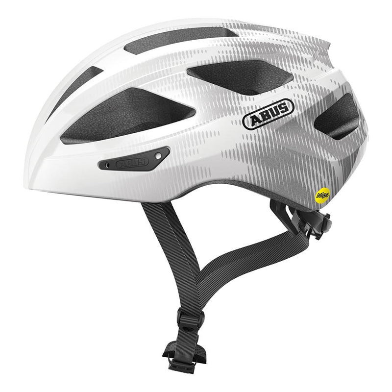 Load image into Gallery viewer, Abus Macator MIPS Helmet S 51 - 55cm, White Silver
