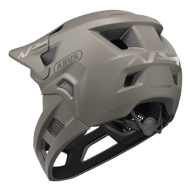 Load image into Gallery viewer, Abus YouDrop FF Helmet S 48 - 55cm, Dust Grey
