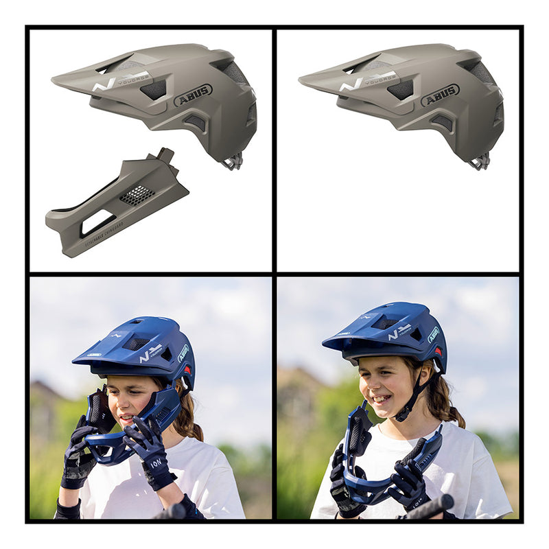 Load image into Gallery viewer, Abus YouDrop FF Helmet S 48 - 55cm, Dust Grey
