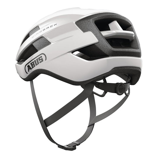 Abus WingBack Helmet L 59 - 62cm, Shiny White