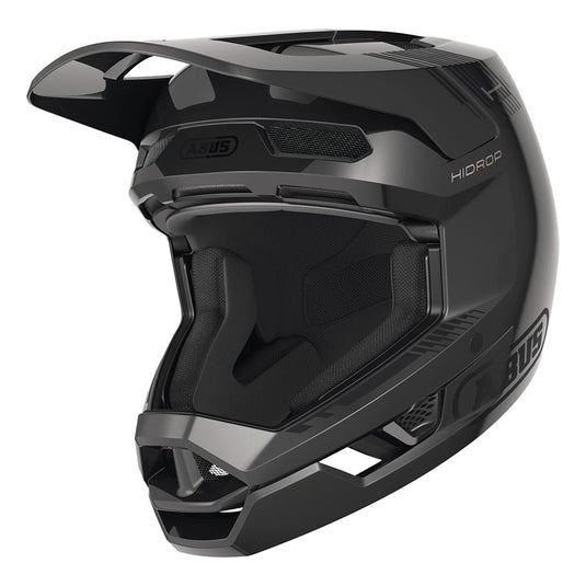 Abus HiDrop Full Face Helmet, S, 55 - 56cm, Shiny Black