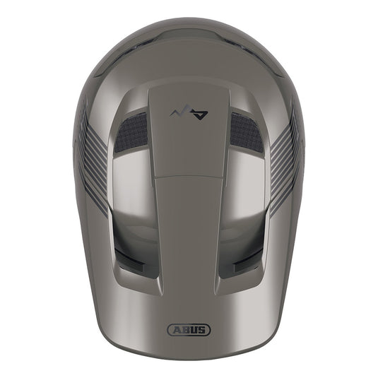 Abus HiDrop Full Face Helmet, L, 59 - 60cm, Dust Grey