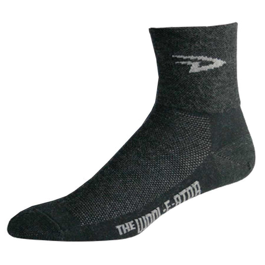 DeFeet Wooleator 3'' Socks Charcoal, S, Pair