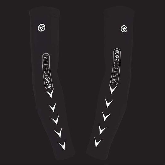 Proviz REFLECT360 Arm Warmers, Black Reflect, S, Pair