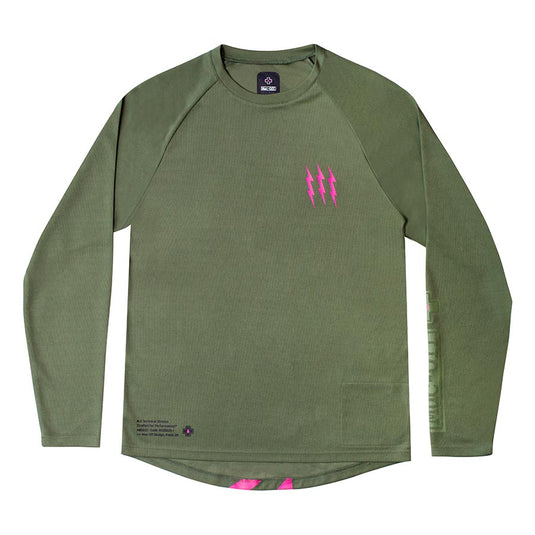 Muc-Off Riders LS Jersey Long Sleeves, Men, Green, S