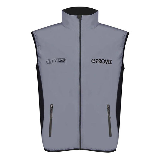 Proviz Reflect 360 Running Vest, Men, Silver, S