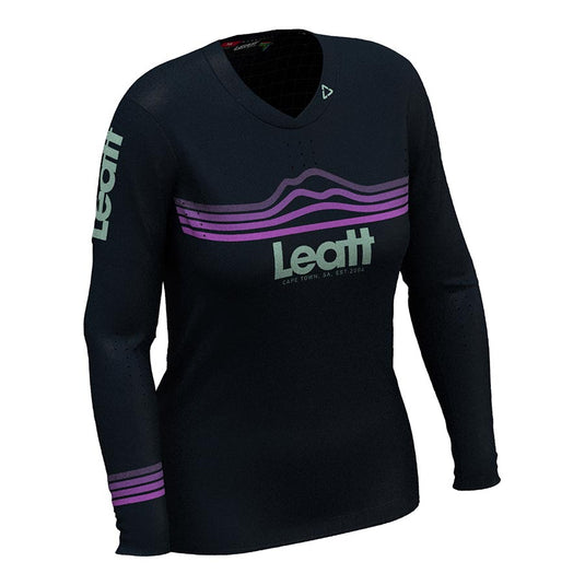 Leatt MTB Gravity 4.0 Women Jersey, Black, XS