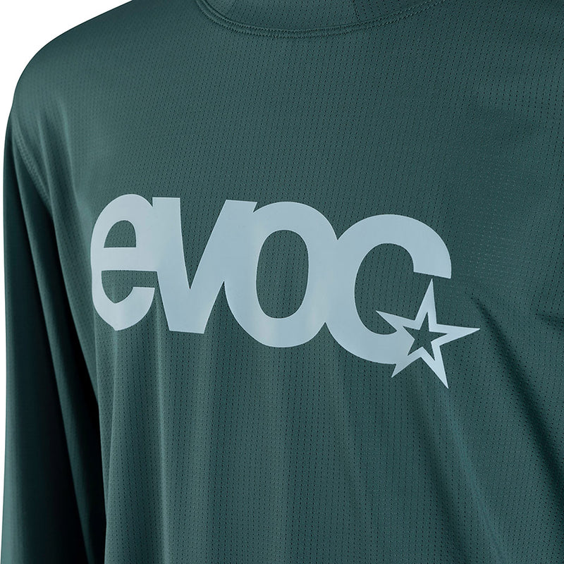 Load image into Gallery viewer, EVOC Kids Jersey Youth Jersey, Long Sleeve, Green, JS
