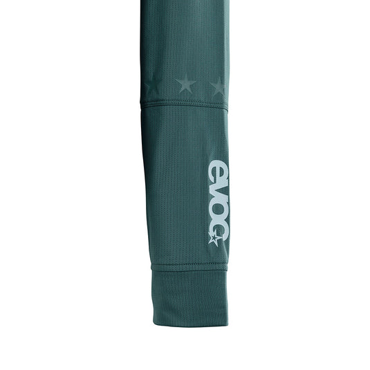 EVOC Kids Jersey Youth Jersey, Long Sleeve, Green, JM