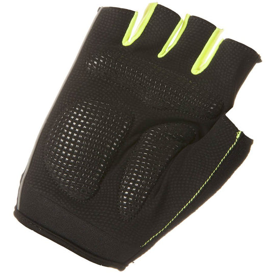 EVO Palmer Pro Short Finger Gloves, Black/Yellow, M, Pair