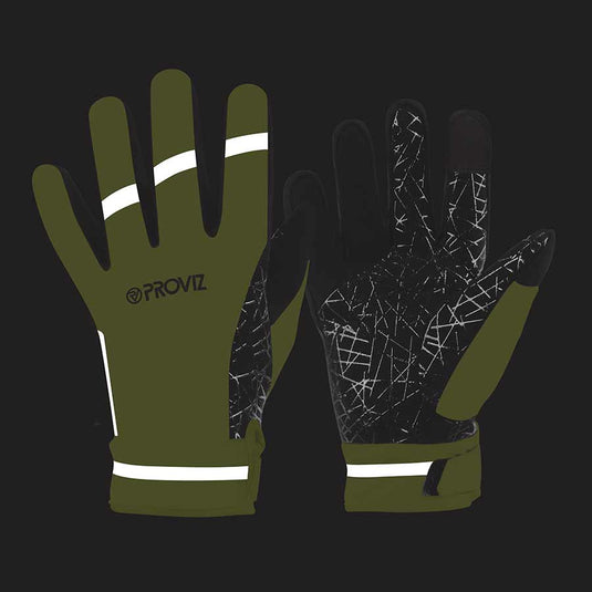 Proviz Classic Winter Gloves, Yellow, L, Pair Full Finger