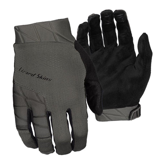Lizard Skins Monitor Ops Full Finger Gloves, Graphite Grey, L, Pair