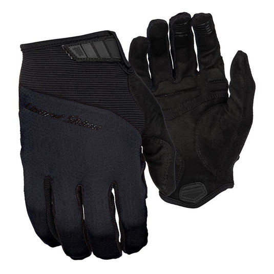 Lizard Skins Monitor Traverse, Full Finger Gloves, Jet Black, XS, Pair