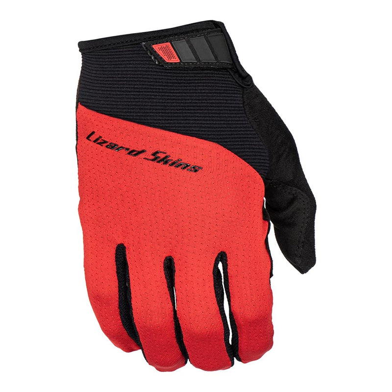 Load image into Gallery viewer, Lizard Skins Monitor Traverse, Full Finger Gloves, Crimson Red, XS, Pair
