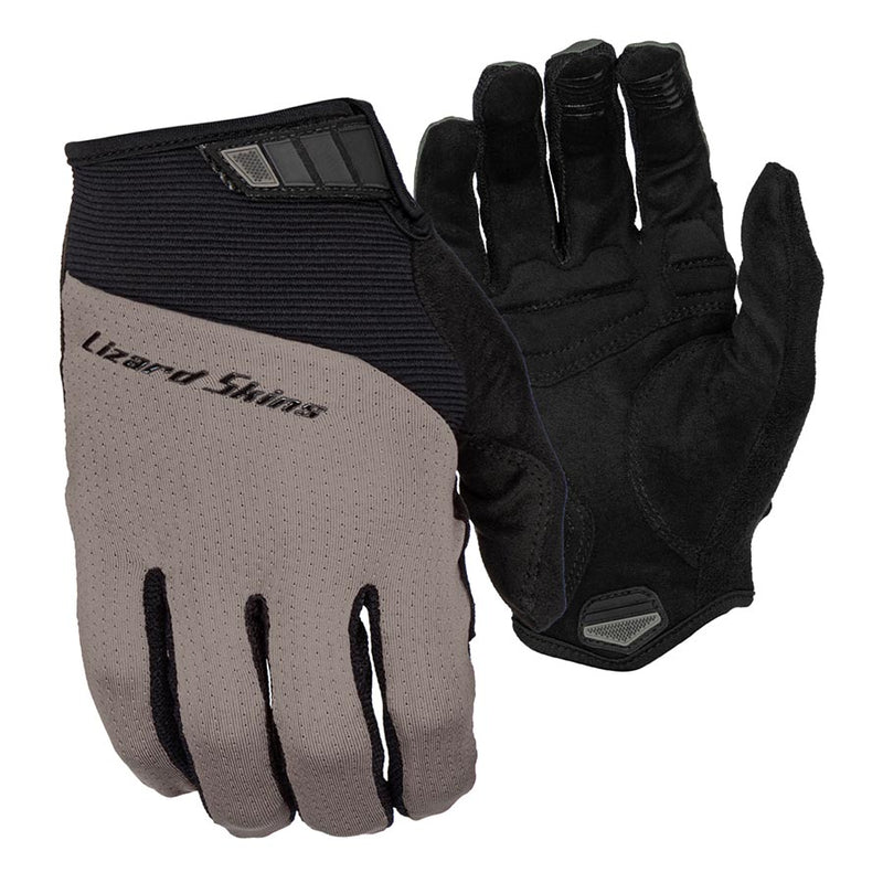 Load image into Gallery viewer, Lizard Skins Monitor Traverse, Full Finger Gloves, Titanium Grey, XS, Pair
