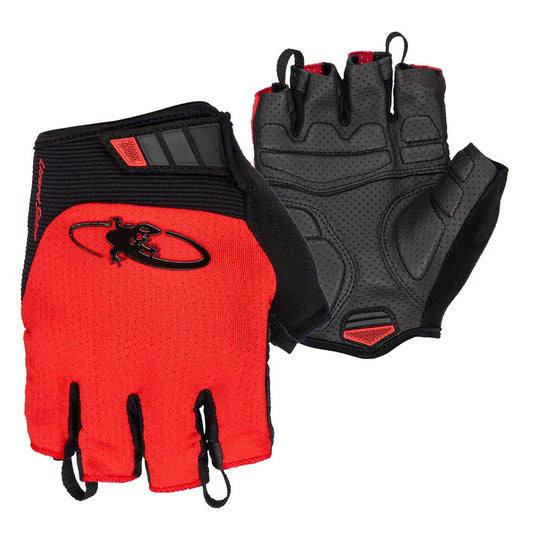 Lizard Skins Aramus Cadence Short Finger Gloves, Crimson Red, L, Pair