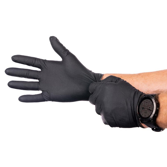 Varia Nitrile Gloves Mechanics Gloves, L, 100pcs