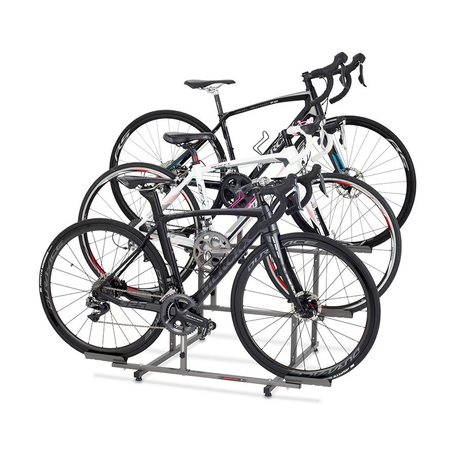 Premium Minoura 3-Bike Tiered Display Stands | Durable Steel