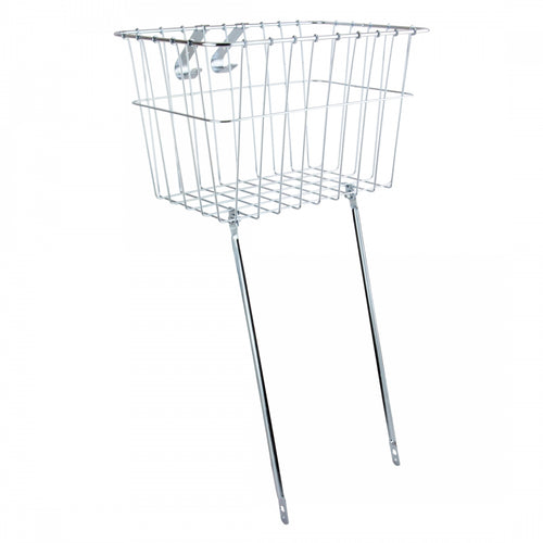 Wald-Products-135-Front-Basket-Basket-Silver-Steel-BSKT0254-Bicycle-Baskets