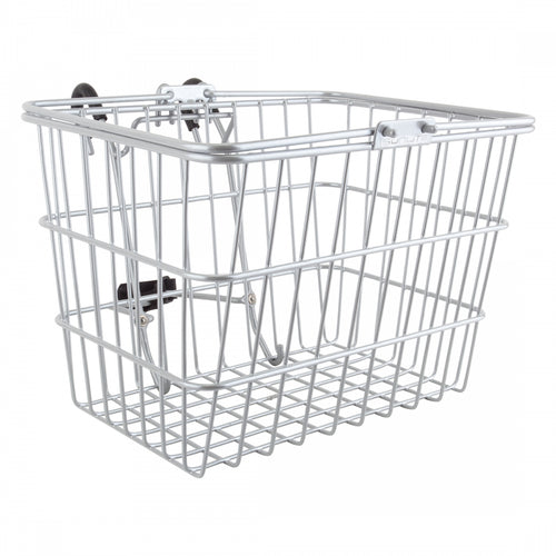 Sunlite-Standard-Lift-Off-Basket-Basket-Silver-Steel-BSKT0266-Bicycle-Baskets