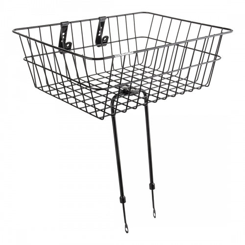 Sunlite-Large-Basket-Basket-Black-Steel-BSKT0277-Bicycle-Baskets