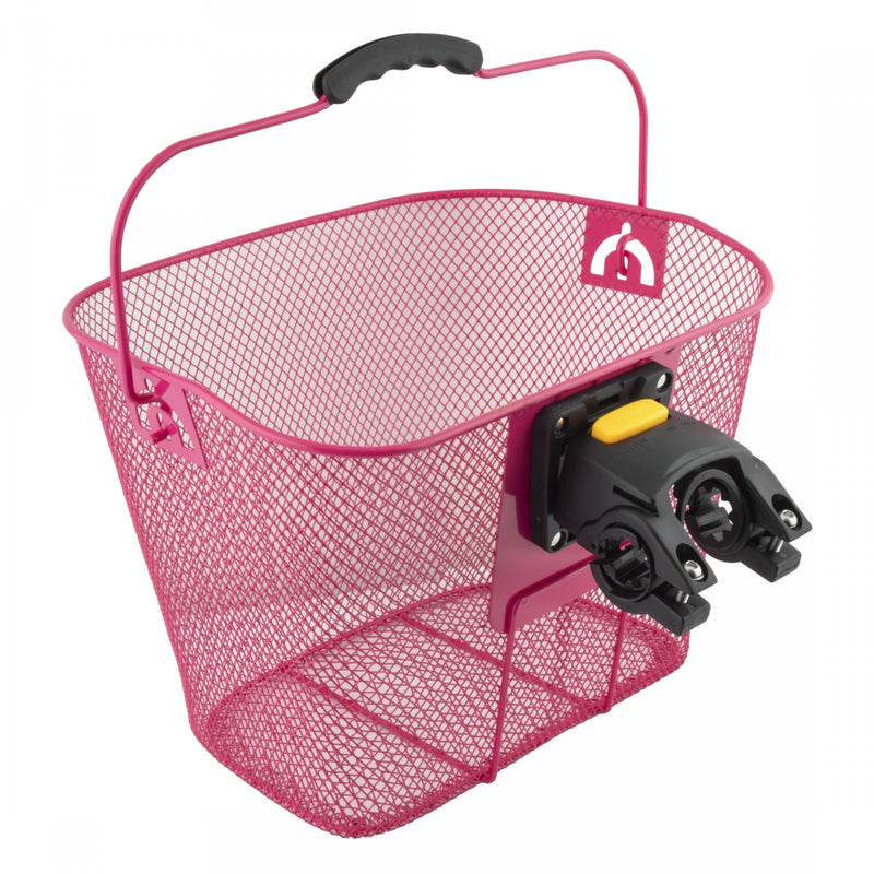 Load image into Gallery viewer, Sunlite QR Mesh Basket Pink Steel Mesh 13.75x10.25x10.25`
