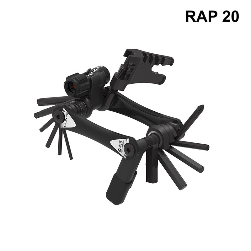 Load image into Gallery viewer, Lezyne Rap II - 20 Tubeless Multi Tool - 20 Tools, With Chain Tool, Tubeless Plug Kit, Co2 Inflator, Black
