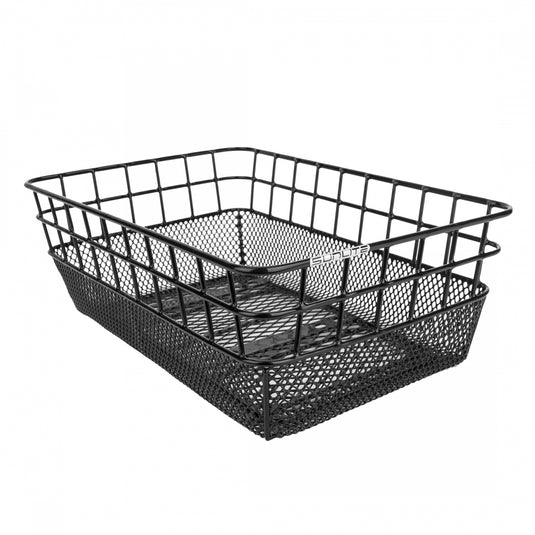 Sunlite-Rack-Top-Wire-Mesh-Basket-Black-Steel-BSKT0330-Bicycle-Baskets