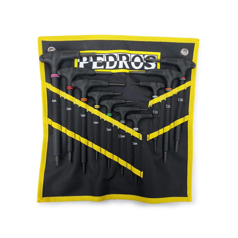 Load image into Gallery viewer, Pedros Pro TL Hex &amp; Torx Set II Tool Set Black/Yellow 6451553
