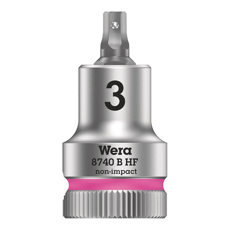 Load image into Gallery viewer, Wera-8740-B-HF-Zyklop-3-8"-Drive-Hex-Bit-Socket-3mm-Ratchets-&amp;-Bits-RTTL0268
