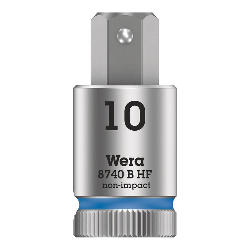 Load image into Gallery viewer, Wera-8740-B-HF-Zyklop-3-8"-Drive-Hex-Bit-Socket-10mm-Ratchets-&amp;-Bits-RTTL0031
