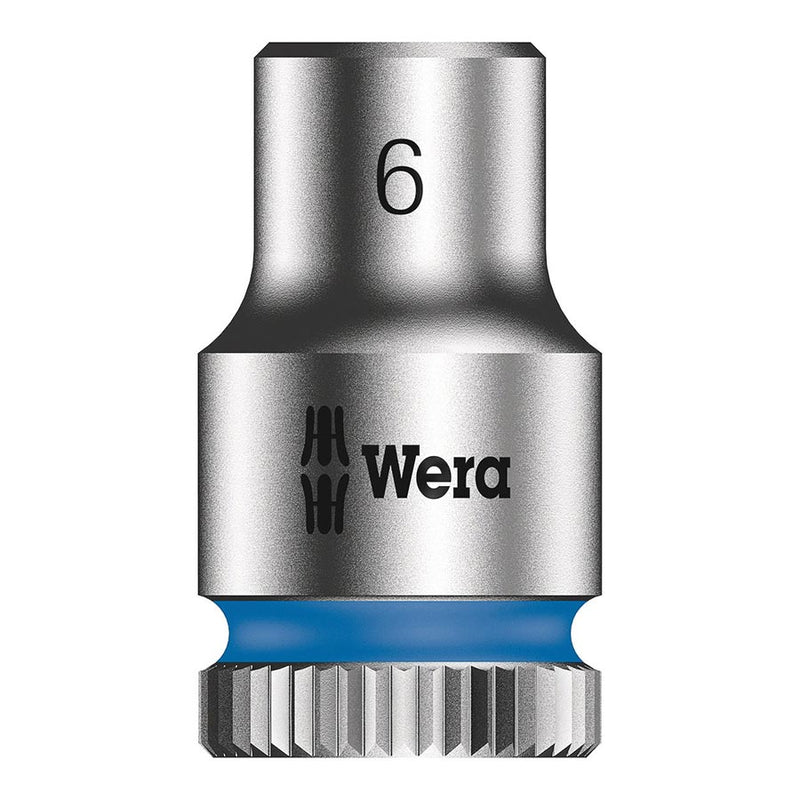 Load image into Gallery viewer, Wera Tool 8790 HMA ZYKLOP 1/4" Drive Socket, 6mm
