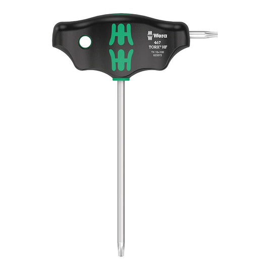 Wera 467 T-handle Torx Torx Wrench, Torx 15 x100mm With HF