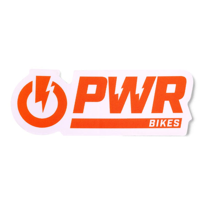 Load image into Gallery viewer, PWR Classic Logo Sticker White
