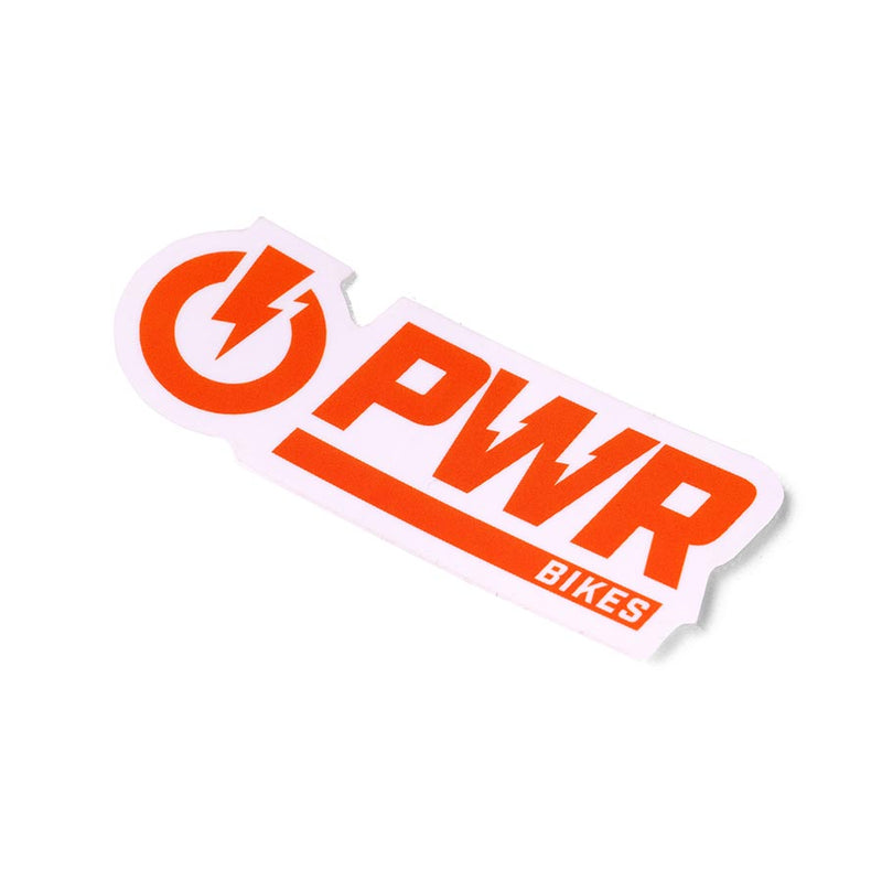Load image into Gallery viewer, PWR Classic Logo Sticker White
