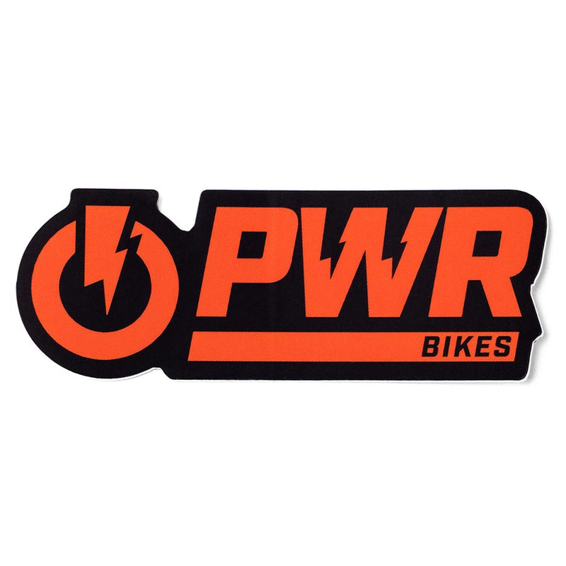 Load image into Gallery viewer, PWR Classic Logo Sticker Black
