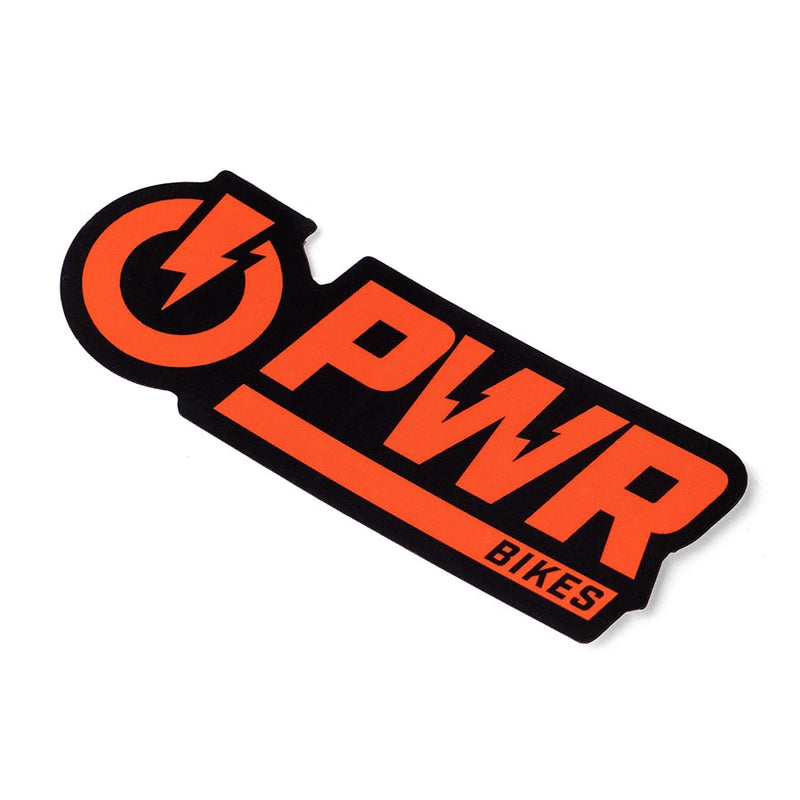 Load image into Gallery viewer, PWR Classic Logo Sticker Black
