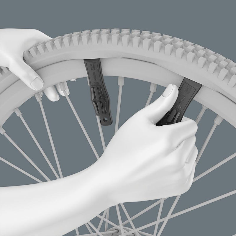 Load image into Gallery viewer, Wera Bicycle Set 13 Tire Levers, Black, Pair
