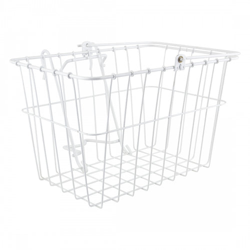 Wald-Products-Lift-Off-Front-Basket-Basket-White-Steel-BSKT0336-Bicycle-Baskets