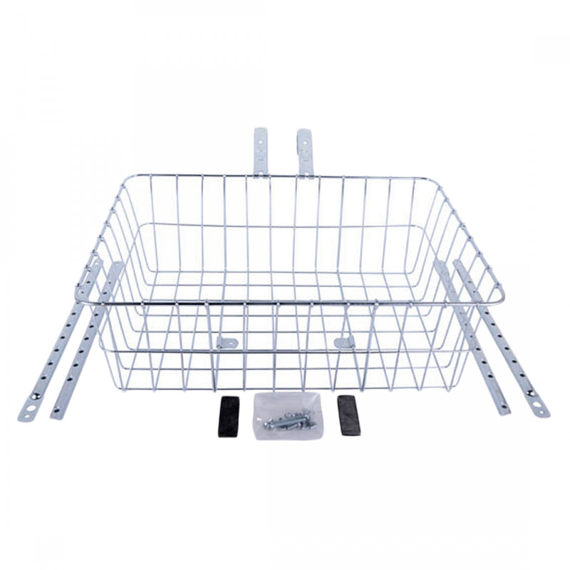 Load image into Gallery viewer, Wald Products #1372/1392 Multi-Fit Front Basket Silver Steel 18x13x6`
